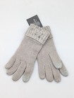 Victoria Secret Ladies Holiday 2020 Rhinestone Knit Gray Winter Gloves