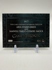 Game Of Thrones The Great Houses Arya Stark Samwell Tarly Dual Costume Relic Dc7