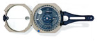 D w  Bruntons Surveyors Geological Compro Pocket Transit Compass W  Leather Case