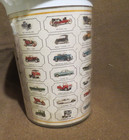 Vtg Ford Through The Years Dealer Promo Thermo Serv Pitcher -4 Tall Glasses