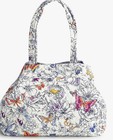 New With Tags Vera Bradley Hathaway Butterfly Tote Bag Wing   Bloom