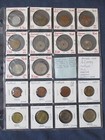 Lot Of 135 Vintage Worldwide Foreign Coins Id d In Holders - Many Uncirculated