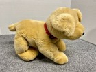 Ty Beanie Buddy Yellow Lab Golden Retriever Dog With Red Collar Plush Large 12   