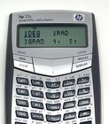 Vintage Hewlett-packard Hp 33s Scientific Calculator Tested New Batteries