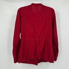 Stoosh Womens Romantic Utility Jacket Sz L Boho Chic Lace Sleeve Safari Military