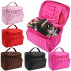 Professional Large Cosmetic Case Makeup Bag Storage Handle Organizer Travel Kit