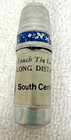 Vintage South Central Bell Advertising Metal Thimble Top Sewing Needle Case