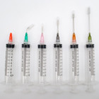 Glue Applicator Syringe With Blunt Tip Needle And Cap  For Liquid  Glue  Ink    