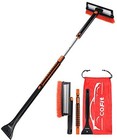 Car Snow Brush With Ice Scraper And Squeegee 3 In 1  50inch  3 In 1-orange 
