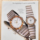 1994 Omega Constellation Gold Watch Vintage Print Ad Nordstrom Timepiece Advert