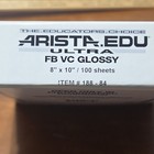 Arista edu Ultra Fb Vc Glossy Black   White Photo Paper 8x10 100 Sheets 188-84