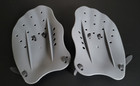 Speedo Contoured Swim Paddles Gray Medium Adjustable Swim Training Paddles