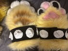 Fursuit Head Yellow brown Canine Melli Handmade Mq