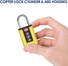 2 Pack Tsa Approved Luggage Locks  Combination Travel Padlock  3-digit Waterp   