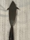 Vintage African Wood   Metal Hand Carved 32    Spear