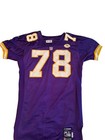 Game Worn Matt Birk Minnesota Vikings Home Jersey  2001  Corey Stringer Patch