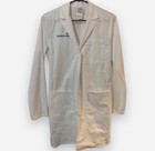 Cherokee Women s Xs White Medical Lab Coat Long Sleeve Button Front 33  Pro Fit