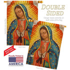 28 In  X 40 In  Lady Of Guadalupe Religious House Flag Double-sided Decorative V