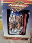 1999 Budweiser Holiday Stein 20th Anniversary With Box Clydesdale Beer Mug W coa