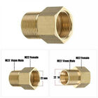 Pressure Washer Metal Adapter Thread M22 14mm Male To M22 15mm Female Connector