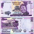 Malawi 20-2000 Kwacha 7 Pieces Set  2016-2022  P-63-70  Unc
