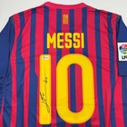 Autographed signed Lionel Leo Messi Fc Barcelona Soccer Jersey Beckett Coa  2
