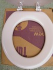 Vintage Nos Tuffy Pink Toilet Seat Round Standard Size In Box   Made In The Usa