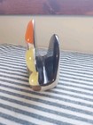 Vintage Retro 70s 80s Ceramic Hand Painted Mushroom Napkin Holder