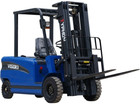 New 3 Ton Rated Capacity Typhon Electric Forklift Lifter W Side Shift  3 Stage