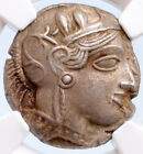 Athens Greece 440bc Ancient Silver Greek Tetradrachm Coin Athena Owl Ngc I63866