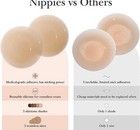 Nippies Nipple Covers For Women - Sticky Adhesive Silicone S m  3     A-c Cups