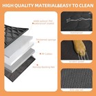 Scratchproof Dog Car Seat Cover For Back Seat  Waterproof Back Seat Pet Black