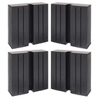 Jack Rubber Pad  Car Black Anti-slip Rail Pinch Weld Adapter Support 4 Packs