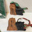 Vintage Kurt S Adler Yorkshire Terrier Dandy Dogs Christmas Ornaments Lot 4
