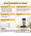 For Vitamix Blender Pitcher 48oz  Replace Vitamix 5000 5200 6300 6500 7500 E310 