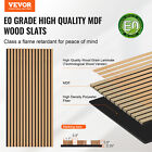 Wood Slat Acoustic Panels 23 6 X 47 2 Inch For Modern Wall Decor Light Oak
