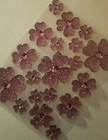 Craftbuddyus Dbg06l- 19 Self Adhesive Primrose Flower Gems Lilac Craft Diy