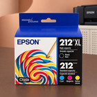 Genuine Epson 212xl T212xl-bcs Ink 4-pack Black Xl Color Cmy Exp 2029 
