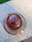 Vintage Klip Kup Amber Glass Mortuary Bleeding Jar Autopsy Oddity Funerary Prop