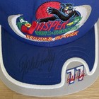 Vintag Jasper Engines Panther Pit Pack Nascar Hat Signed By Robert Pressley  77