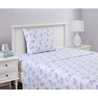Your Zone Kids Soft Microfiber Sheet Set Purple Unicorn Twin 3 Pieces Easy Care