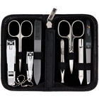 - Brand Quality 8 Piece Manicure Pedicure Grooming Kit Set For Professional Fing