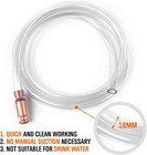 1pcs Siphon Hose Pump Self Priming Jiggler Shaker Transfer Fuel Water Oil Gas Us