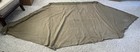 Original Wwii Us Army M1942 Tent Shelter Half-od  3  Dated 1943 Ww2