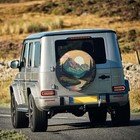 Spare Tire Cover For Rv Camper Trailer Mountains 16 Inch Mountains Sunset