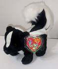 Ty Beanie Baby Bb 2 0        Skunkers        Skunk  6 Inch  Mwmt Stuffed Animal Toy