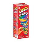 Uno Stacko Party Game Colored Stacking Blocks Balance Mattel S l 45 Pieces Block