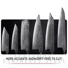Vg10 Damascus Steel Chef Knife Blank Blade Diy Home Hobby Kitchen Tools Material
