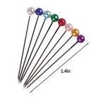 1000pcs Multicolor Straight Pins Quilting Pearl Sewing Pins Head Pins 1000 Pcs