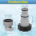 Pool Hose Adapter Type A b For Intex  Pool Pump Hose Adapter With Clamps Gaskets